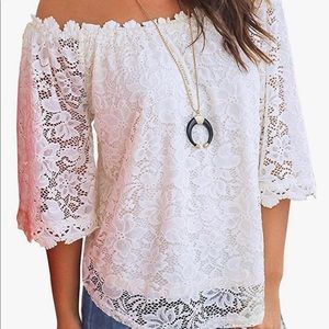 Women’s off the shoulder shirt